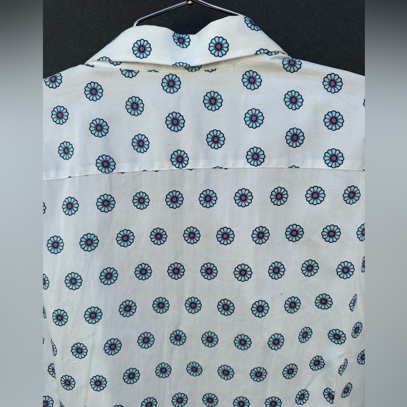 Ted Baker Floral pattern men’s button down short sleeve shirt - Picture 5 of 5